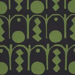 DOWNTOWN Fabric – GREEN AND BLACK | Schumacher | Wallpaper T DOWNTOWN fabric GREEN AND BLACK color by Schumacher