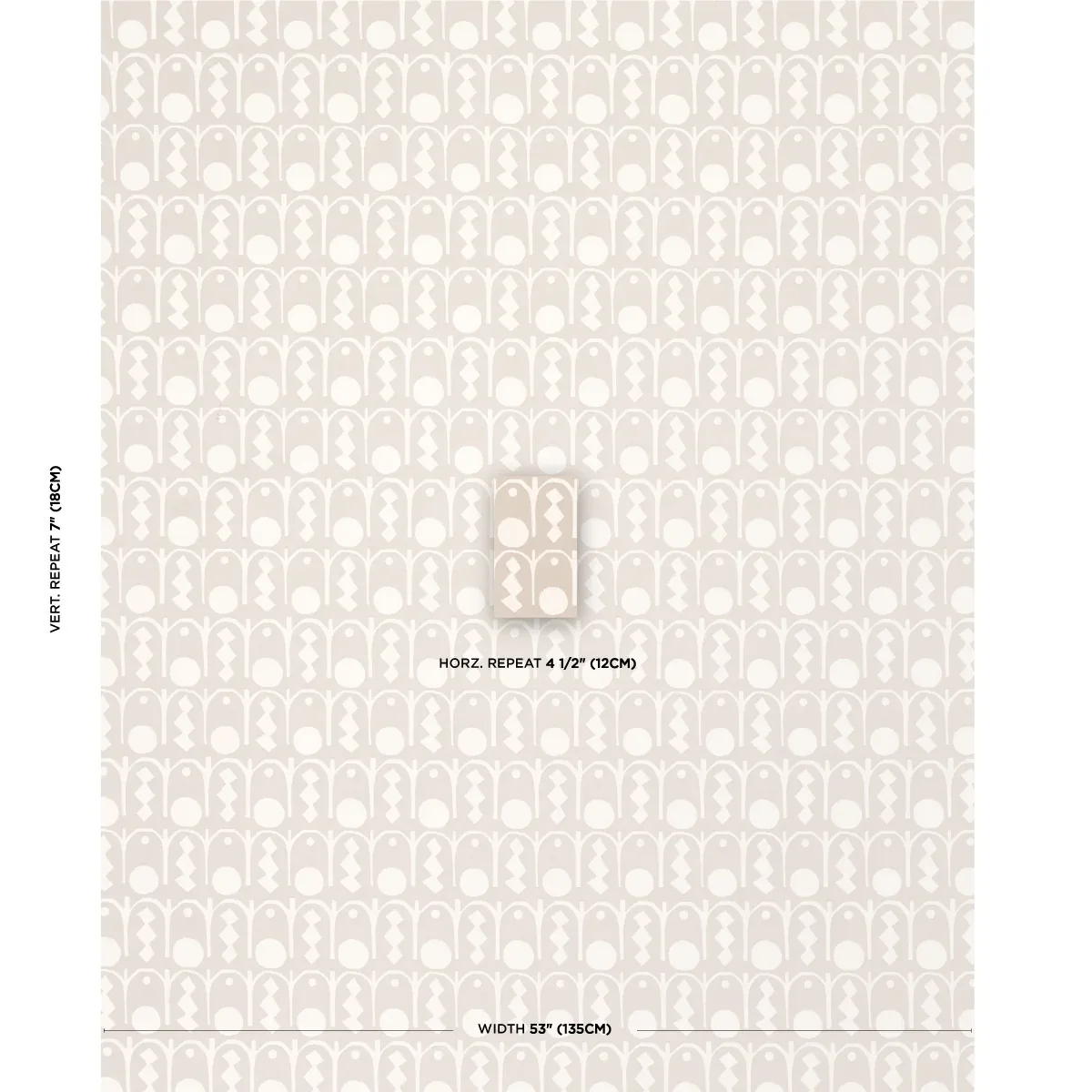 DOWNTOWN Fabric – NATURAL | Schumacher | Wallpaper Twins DOWNTOWN fabric NATURAL color by Schumacher