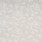 DRAGON EMBROIDERY fabric IVORY ON NATURAL color by Schumacher