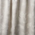 DRAGON EMBROIDERY fabric IVORY ON NATURAL color by Schumacher