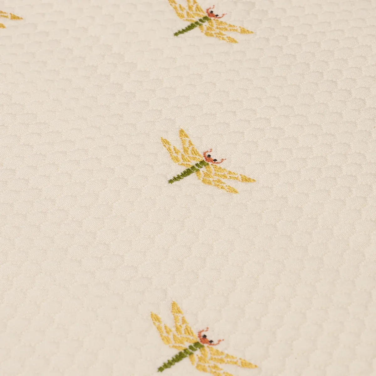 DRAGONFLIES fabric OCHRE color by Schumacher