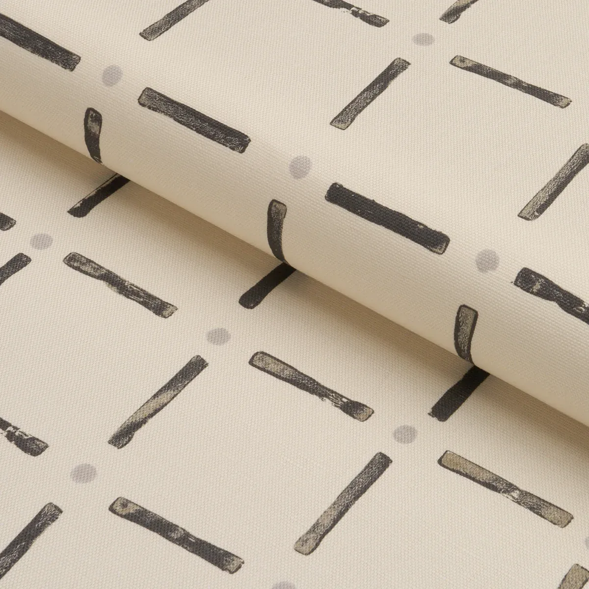 DRIFTING GRID Fabric – BLACK | Schumacher | Wallpaper Twins DRIFTING GRID fabric BLACK color by Schumacher