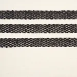 DUNE STRIPE fabric BLACK color by Schumacher