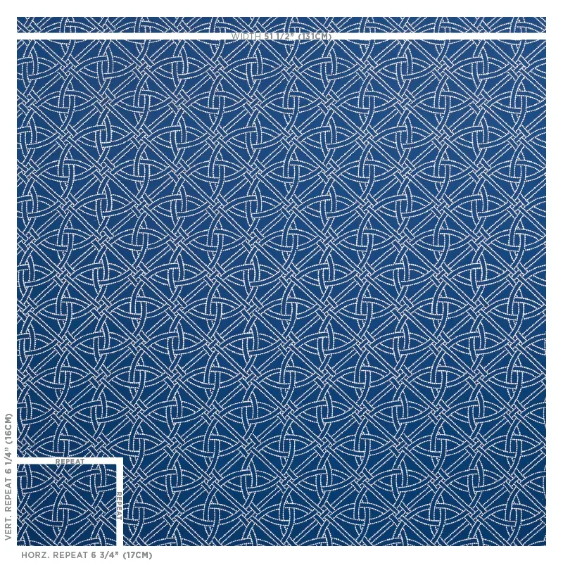 Durance Embroidery Fabric – NAVY | Schumacher | Wallpaper Tw Durance Embroidery fabric NAVY color by Schumacher