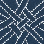 Durance Embroidery Fabric – NAVY | Schumacher | Wallpaper Tw Durance Embroidery fabric NAVY color by Schumacher