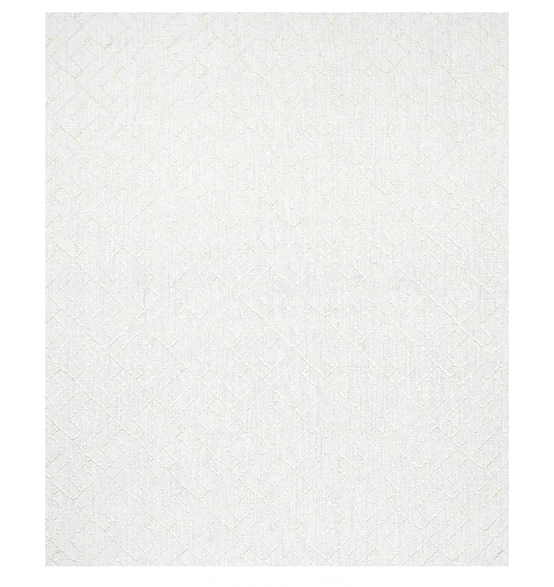 DURANT EMBROIDERY fabric IVORY color by Schumacher