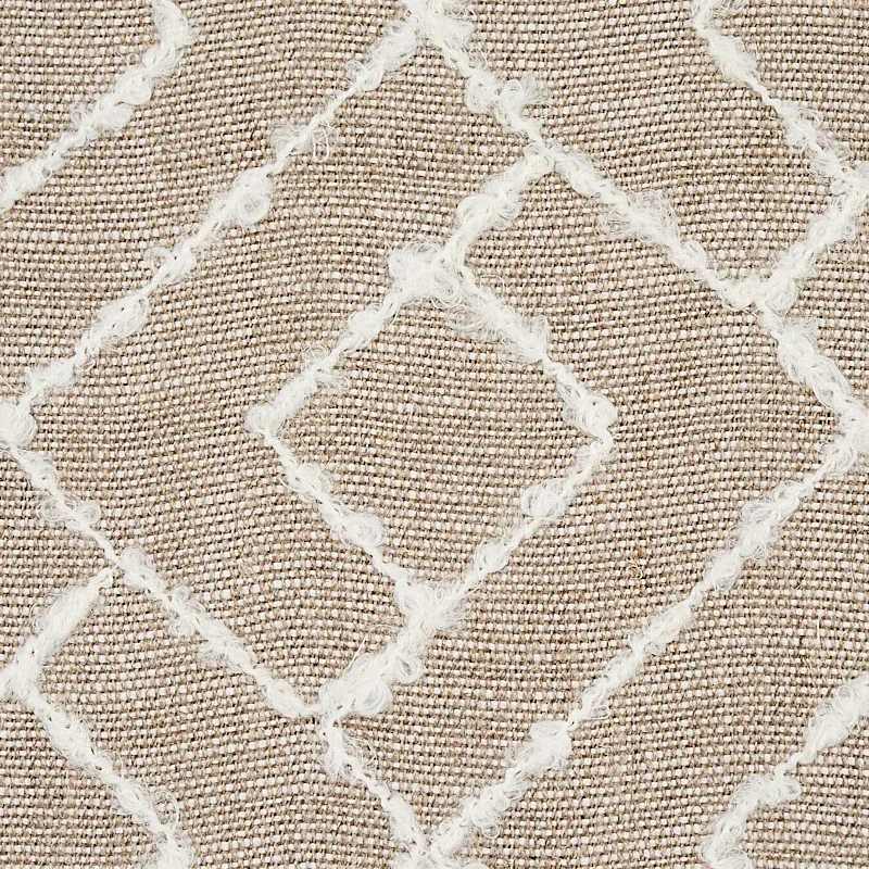 DURANT EMBROIDERY Fabric – NATURAL | Schumacher | Wallpaper DURANT EMBROIDERY fabric NATURAL color by Schumacher