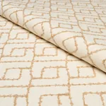DURANT EMBROIDERY Fabric – OCHRE | Schumacher | Wallpaper Tw DURANT EMBROIDERY fabric OCHRE color by Schumacher