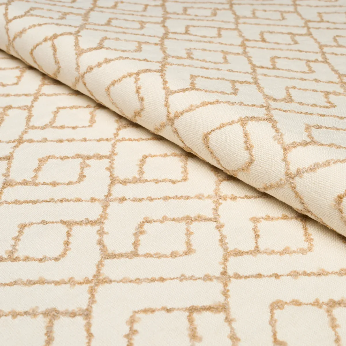 DURANT EMBROIDERY Fabric – OCHRE | Schumacher | Wallpaper Tw DURANT EMBROIDERY fabric OCHRE color by Schumacher