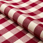 DUTTON BUFFALO CHECK Fabric – CRIMSON | Schumacher | Wallpap DUTTON BUFFALO CHECK fabric CRIMSON color by Schumacher