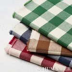 DUTTON BUFFALO CHECK Fabric – CRIMSON | Schumacher | Wallpap DUTTON BUFFALO CHECK fabric CRIMSON color by Schumacher