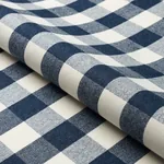 DUTTON BUFFALO CHECK Fabric – NAVY | Schumacher | Wallpaper DUTTON BUFFALO CHECK fabric NAVY color by Schumacher