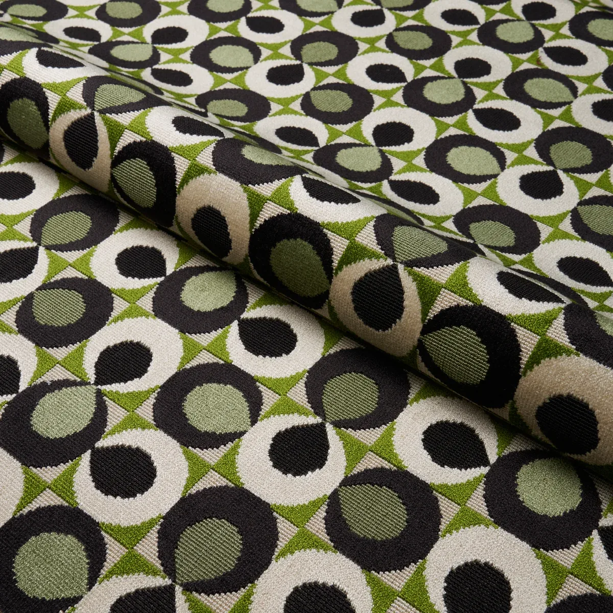 ECLIPSE VELVET fabric SPRUCE color by Schumacher