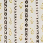 EDDIE WOVEN HAND BLOCK PRINT Fabric – YELLOW | Schumacher | EDDIE WOVEN HAND BLOCK PRINT fabric YELLOW color by Schumacher