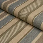 EDGEMERE STRIPE fabric DENIM color by Schumacher