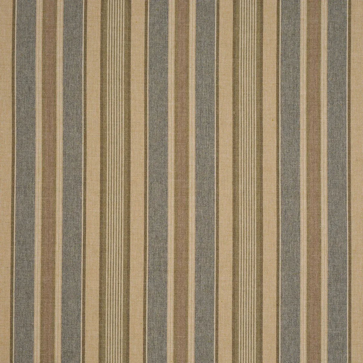 EDGEMERE STRIPE fabric DENIM color by Schumacher