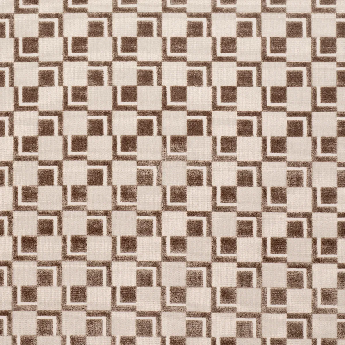 EDISON VELVET fabric CHAMPAGNE color by Schumacher