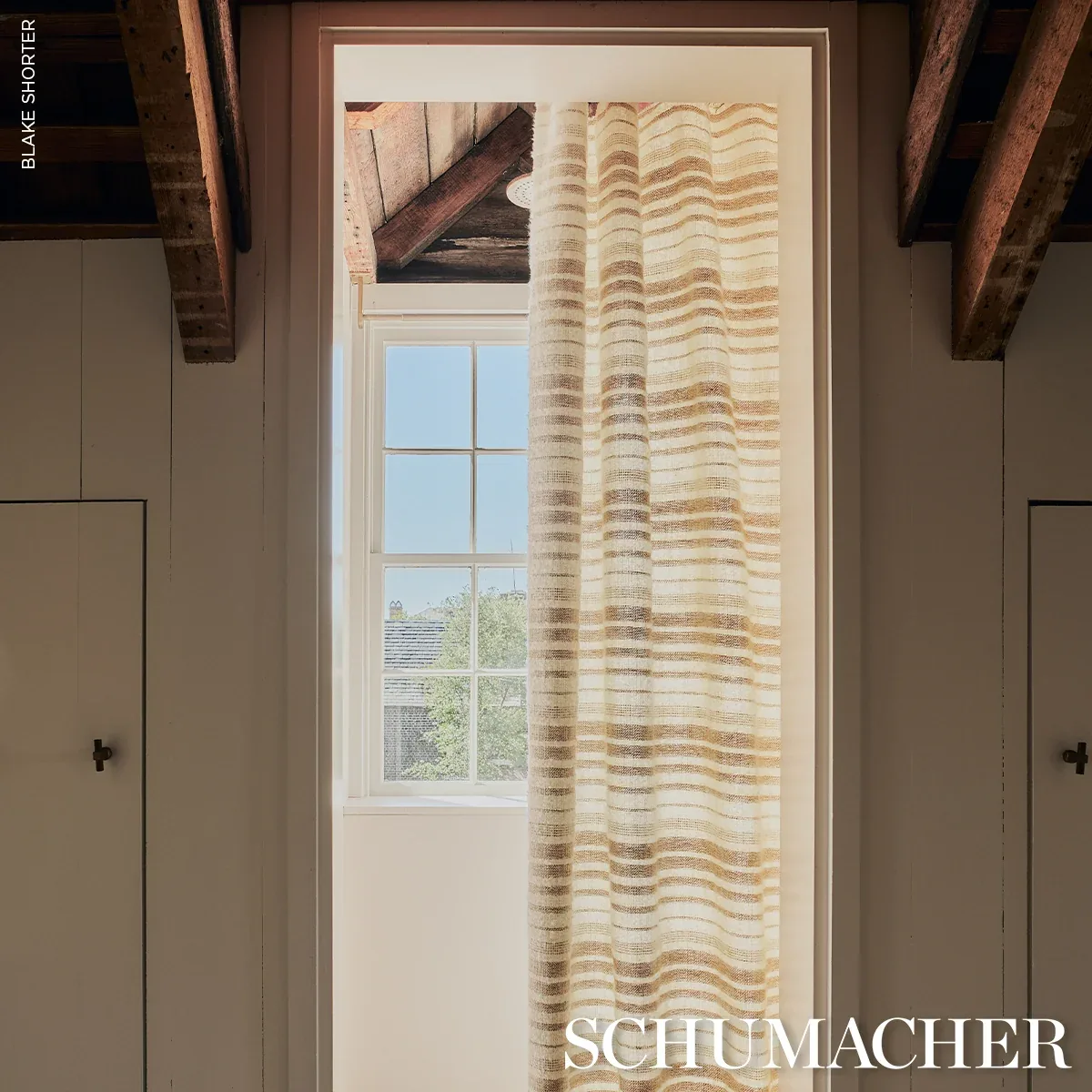EIGER CASEMENT Fabric – IVORY | Schumacher | Wallpaper Twins EIGER CASEMENT fabric IVORY color by Schumacher