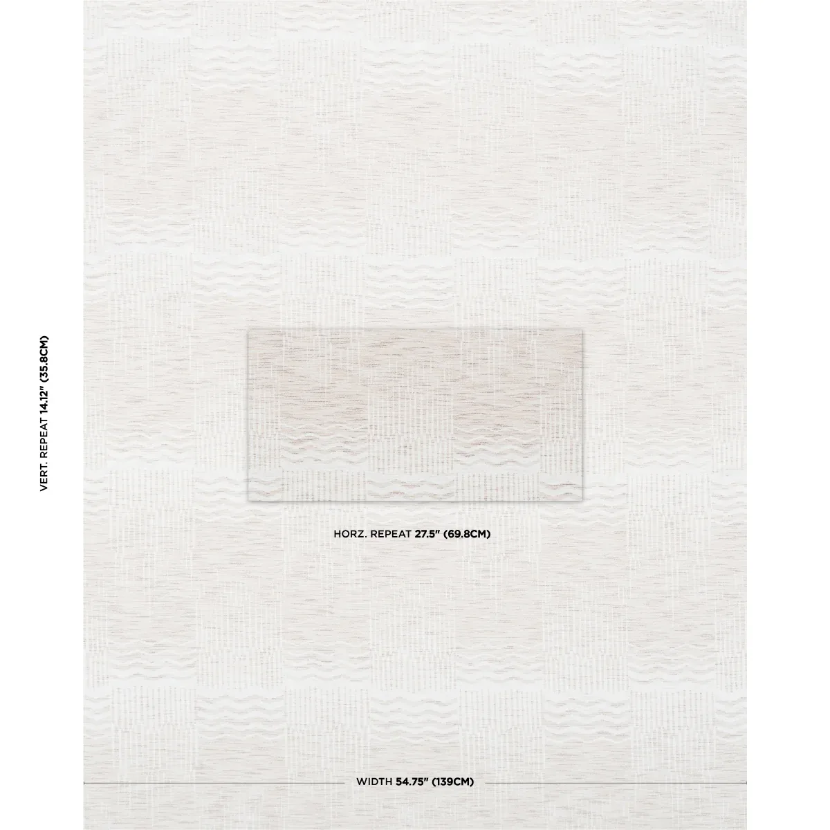 EL DORADO fabric PEARL color by Schumacher