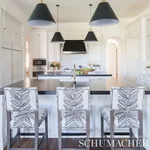 ELAND Fabric – BLACK | Schumacher | Wallpaper Twins ELAND fabric BLACK color by Schumacher