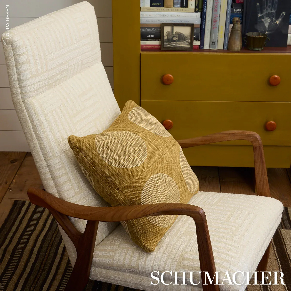 ELBERT fabric BIRCH color by Schumacher