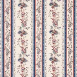 ELENA PAISLEY STRIPE Fabric – BLUE | Schumacher | Wallpaper ELENA PAISLEY STRIPE fabric BLUE color by Schumacher