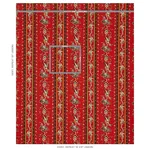 ELENA PAISLEY STRIPE Fabric – POMPEII | Schumacher | Wallpap ELENA PAISLEY STRIPE fabric POMPEII color by Schumacher
