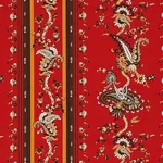 ELENA PAISLEY STRIPE Fabric – POMPEII | Schumacher | Wallpap ELENA PAISLEY STRIPE fabric POMPEII color by Schumacher