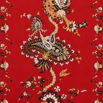 ELENA PAISLEY STRIPE Fabric – POMPEII | Schumacher | Wallpap ELENA PAISLEY STRIPE fabric POMPEII color by Schumacher