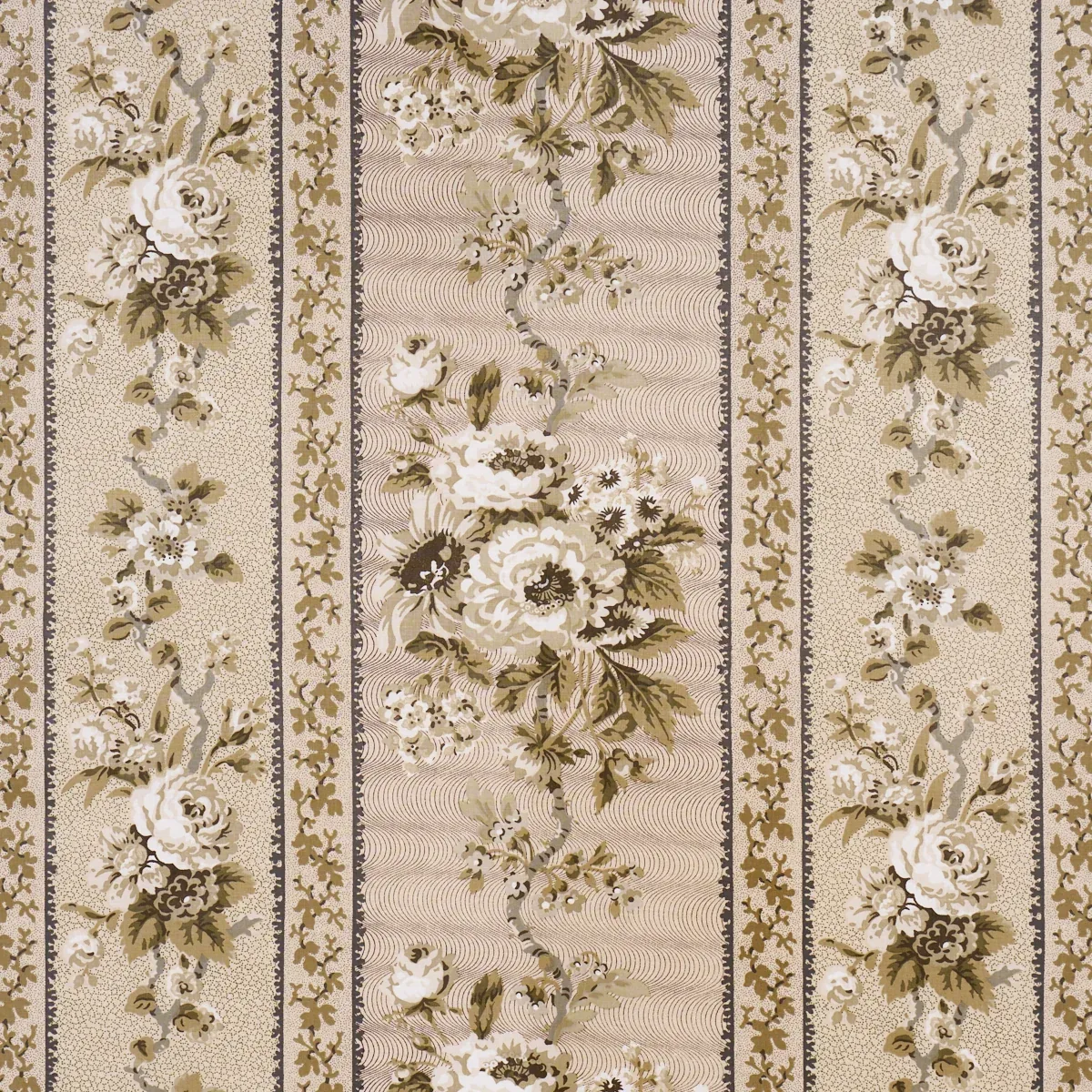 ELIZABETH CHINTZ fabric NEUTRAL color by Schumacher
