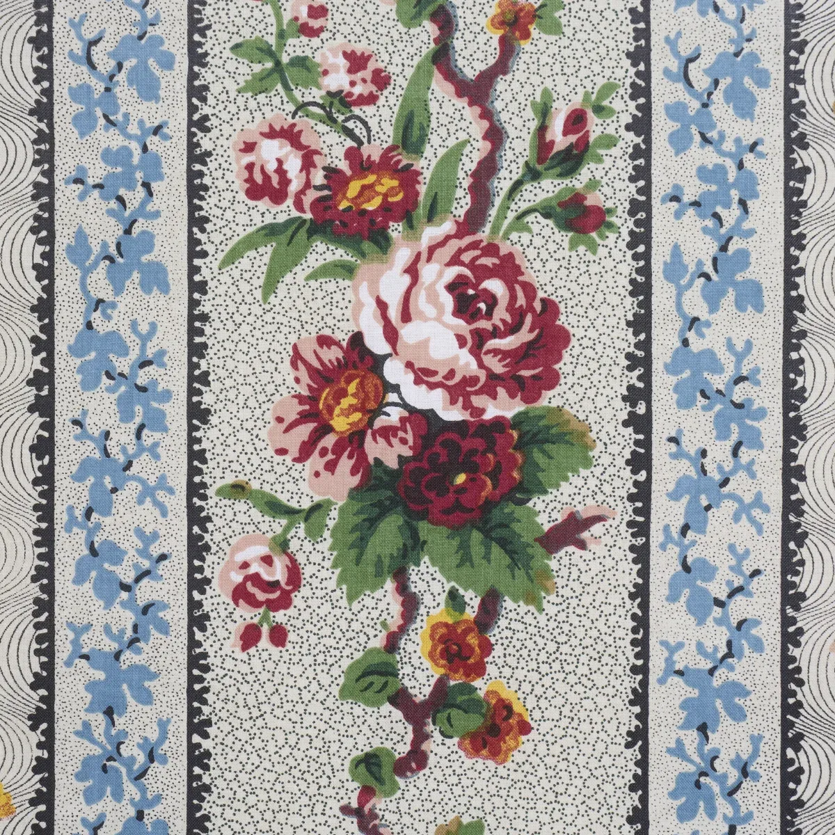 ELIZABETH CHINTZ Fabric – ROSE | Schumacher | Wallpaper Twin ELIZABETH CHINTZ fabric ROSE color by Schumacher