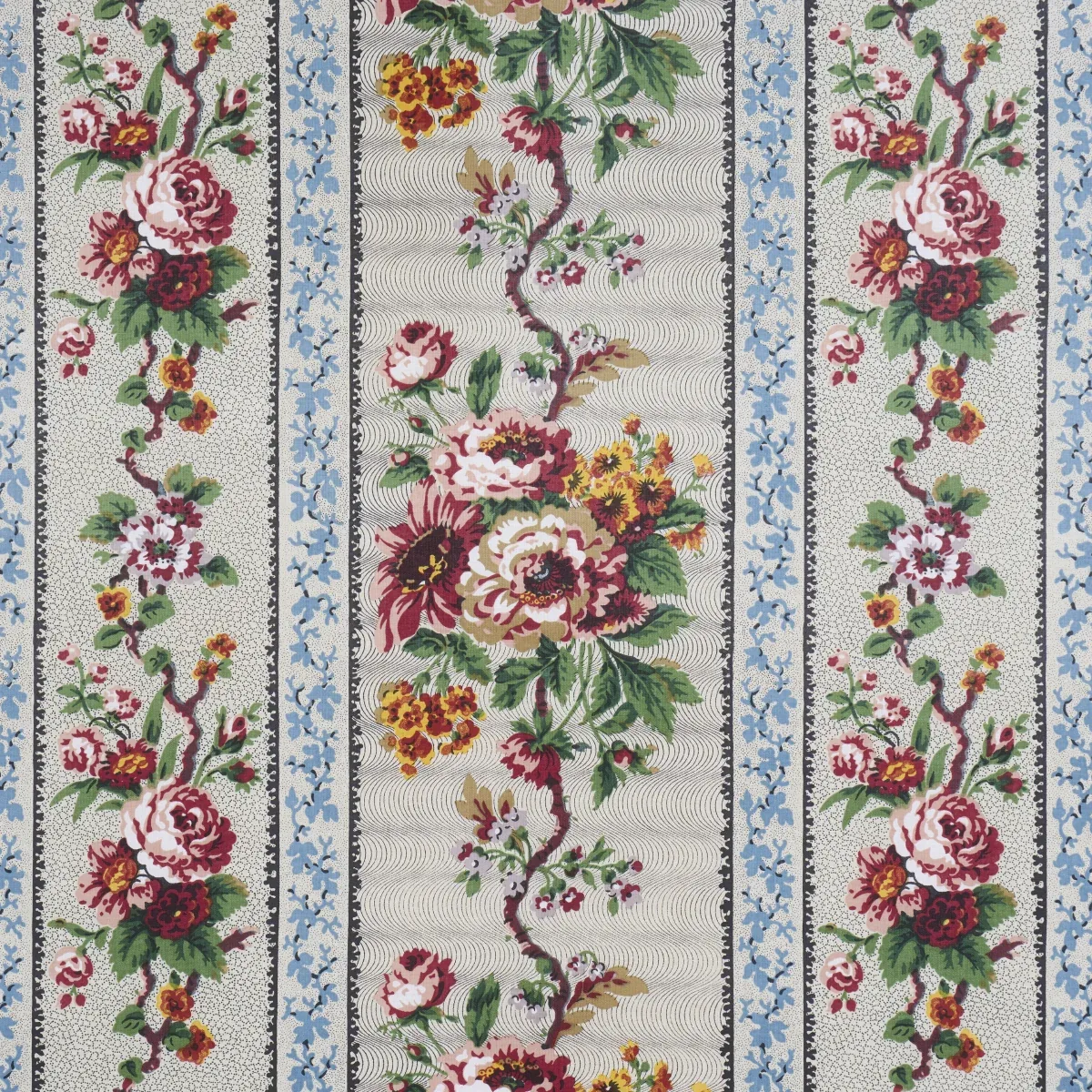 ELIZABETH CHINTZ fabric ROSE color by Schumacher
