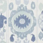 ELIZIA IKAT Fabric – MINERAL AND INDIGO | Schumacher | Wallp ELIZIA IKAT fabric MINERAL AND INDIGO color by Schumacher