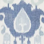 ELIZIA IKAT Fabric – MINERAL AND INDIGO | Schumacher | Wallp ELIZIA IKAT fabric MINERAL AND INDIGO color by Schumacher