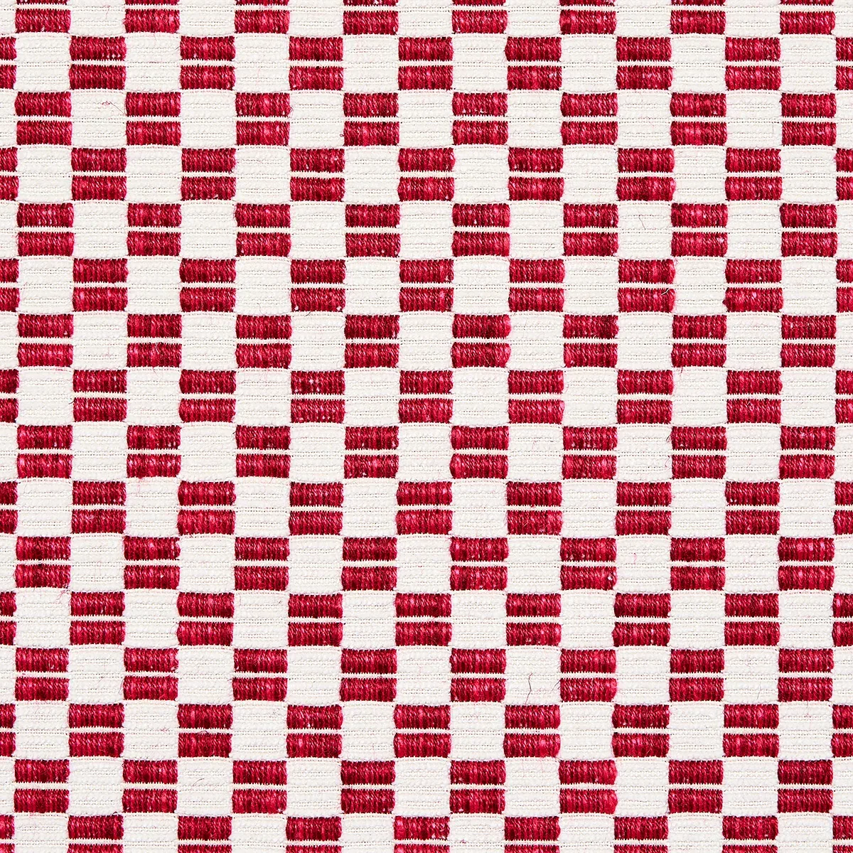 ELKHART fabric CRIMSON color by Schumacher