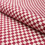ELKHART fabric CRIMSON color by Schumacher