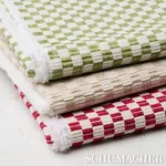 ELKHART fabric CRIMSON color by Schumacher