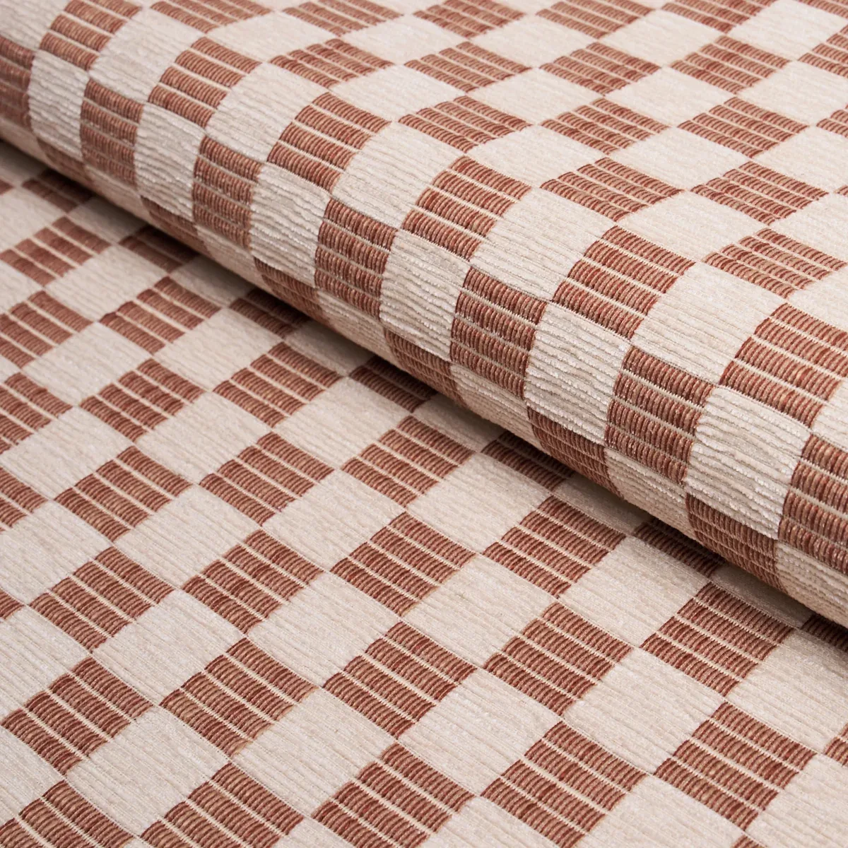 ELKHART PERFORMANCE fabric RUST color by Schumacher