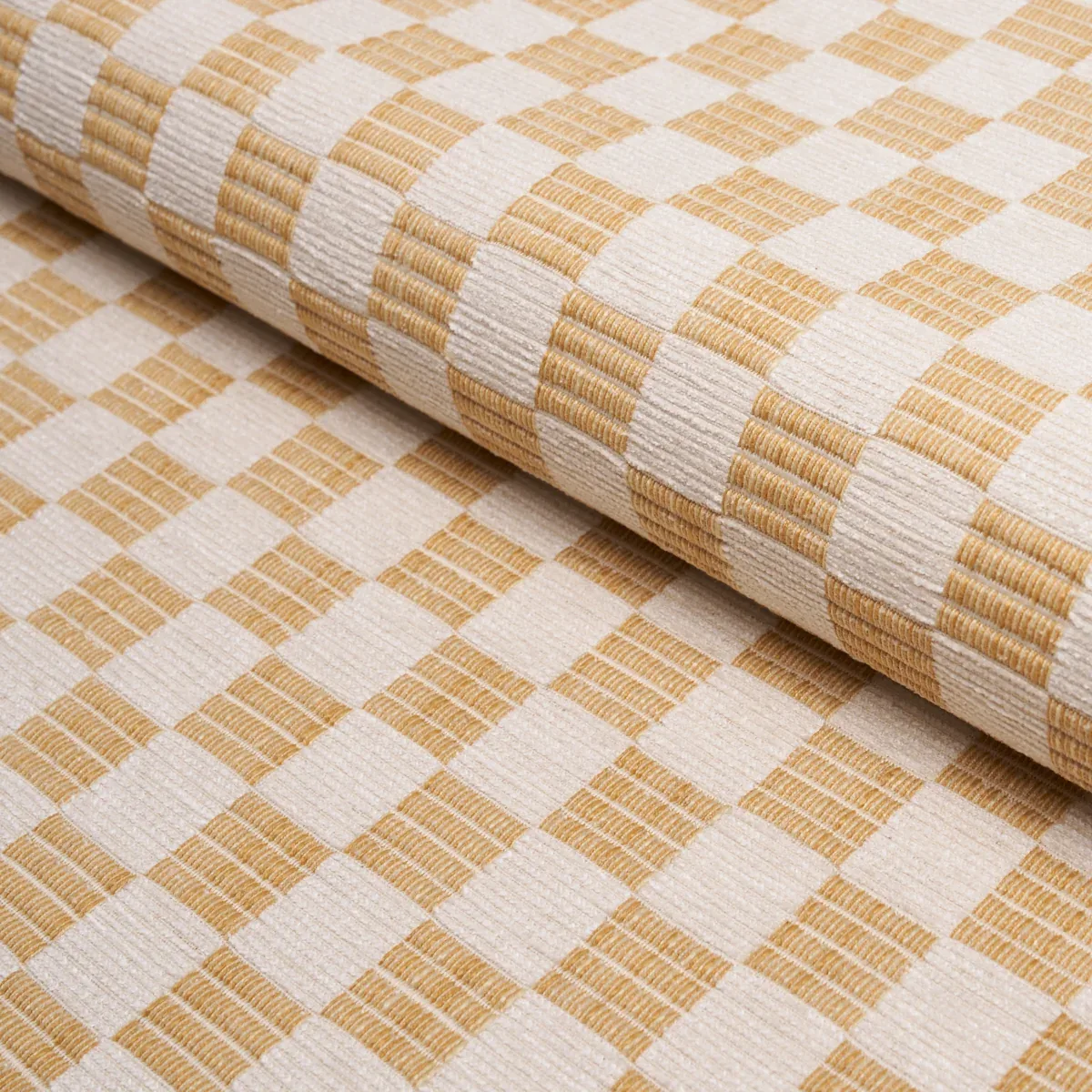 ELKHART PERFORMANCE fabric YELLOW color by Schumacher