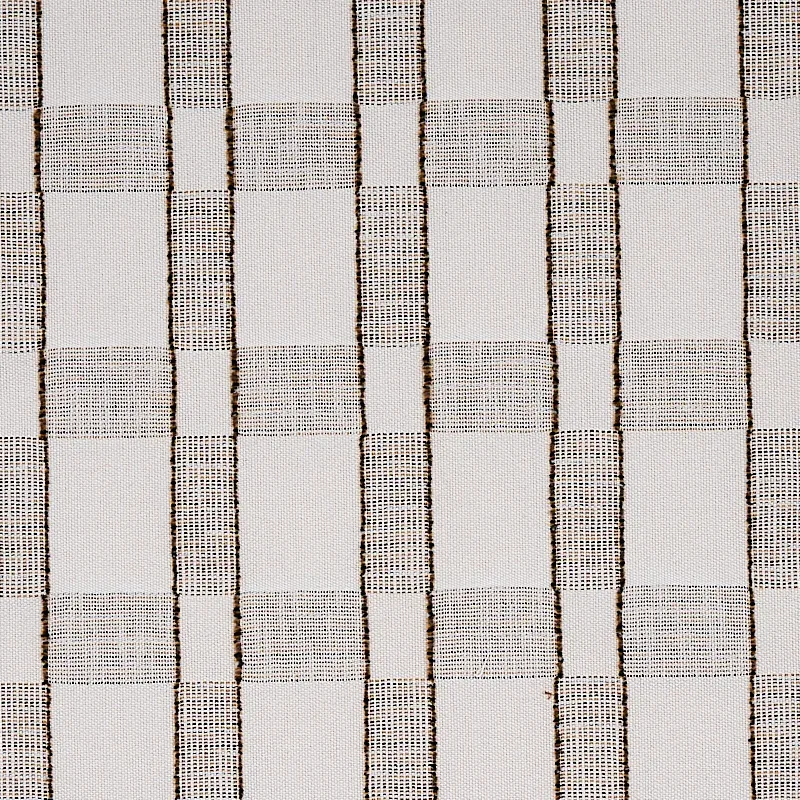 ELKO PLAID fabric STRAW color by Schumacher