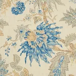 ELLIS FLORAL VINE Fabric – INDIGO | Schumacher | Wallpaper T ELLIS FLORAL VINE fabric INDIGO color by Schumacher