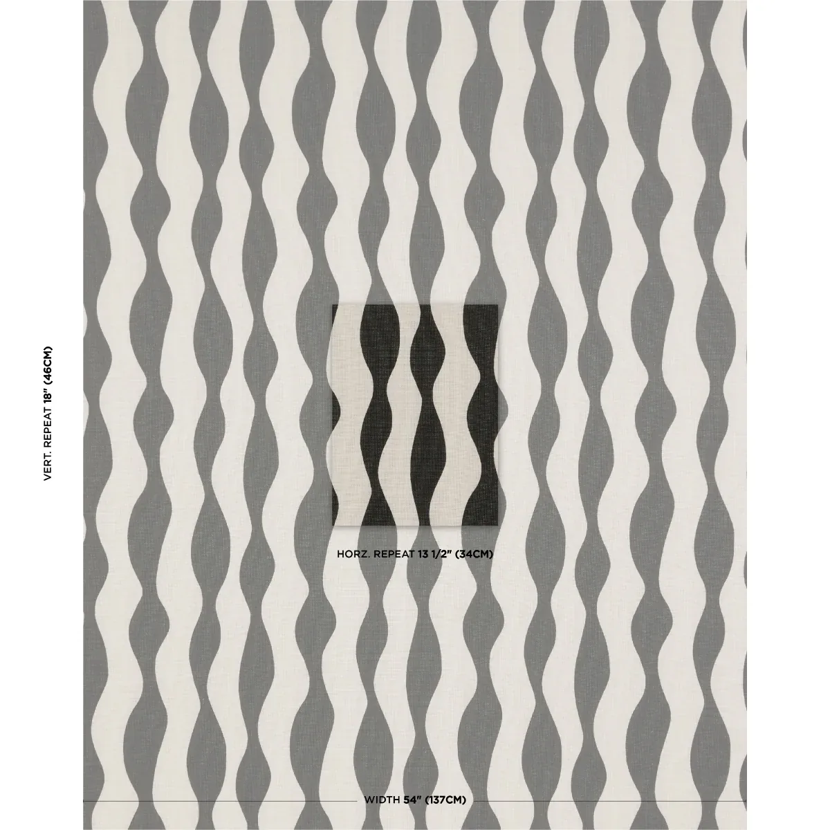 ELLSWORTH Fabric – GRAPHITE | Schumacher | Wallpaper Twins ELLSWORTH fabric GRAPHITE color by Schumacher