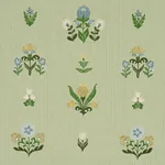 ELMSLIE EMBROIDERY Fabric – LEAF | Schumacher | Wallpaper Tw ELMSLIE EMBROIDERY fabric LEAF color by Schumacher