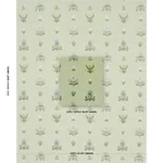 ELMSLIE EMBROIDERY Fabric – LEAF | Schumacher | Wallpaper Tw ELMSLIE EMBROIDERY fabric LEAF color by Schumacher