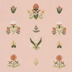 ELMSLIE EMBROIDERY Fabric – PETAL | Schumacher | Wallpaper T ELMSLIE EMBROIDERY fabric PETAL color by Schumacher