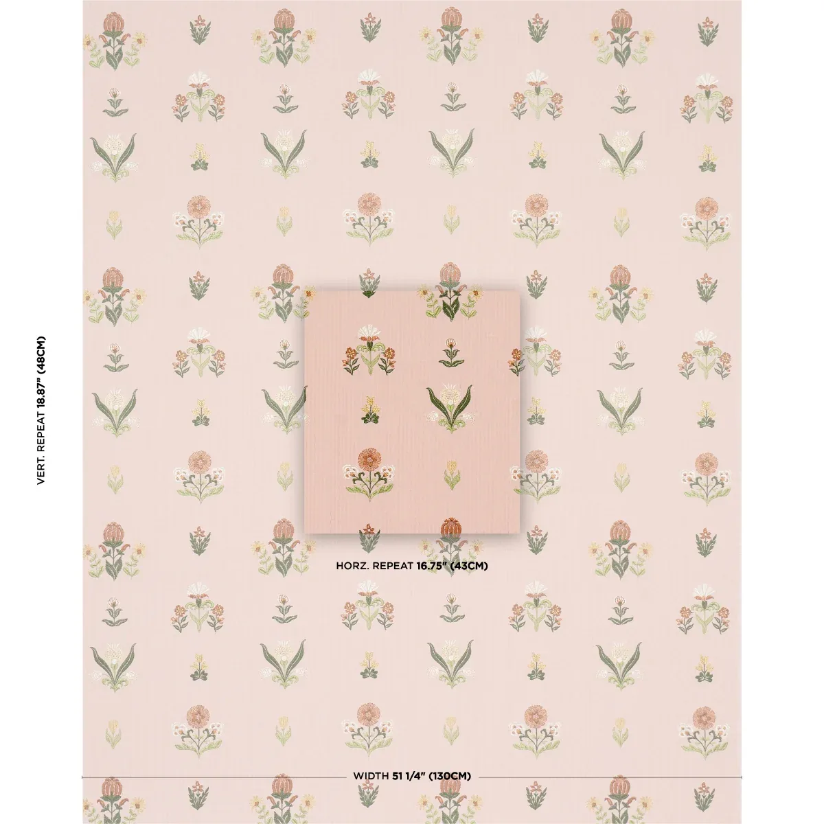 ELMSLIE EMBROIDERY Fabric – PETAL | Schumacher | Wallpaper T ELMSLIE EMBROIDERY fabric PETAL color by Schumacher