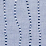 ELODIE EMBROIDERY fabric CHAMBRAY color by Schumacher
