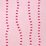 ELODIE EMBROIDERY fabric ROSE color by Schumacher