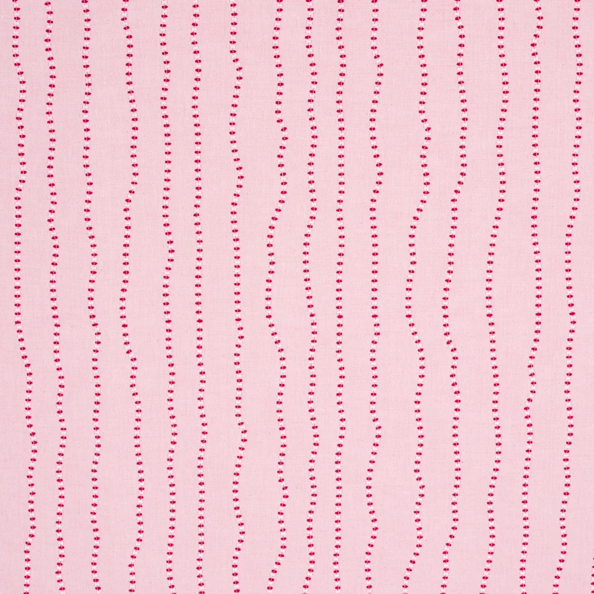 ELODIE EMBROIDERY fabric ROSE color by Schumacher