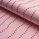 ELODIE EMBROIDERY fabric ROSE color by Schumacher